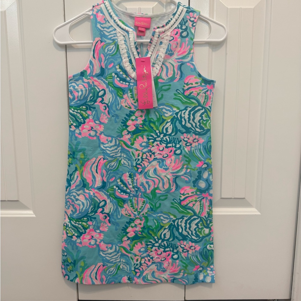 Lilly Pulitzer Kids Casual Dress - Blue and Pink